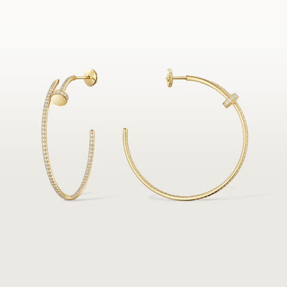 [OAKJURI Jewelry] JUSTE FULL DIAMOND LARGE EARRINGS