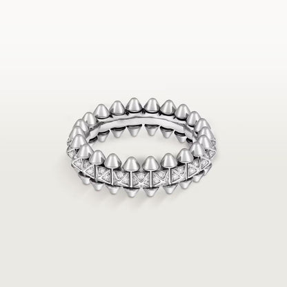 [OAKJURI Jewelry] CLASH 6.4MM SMALL FULL DIAMOND RING