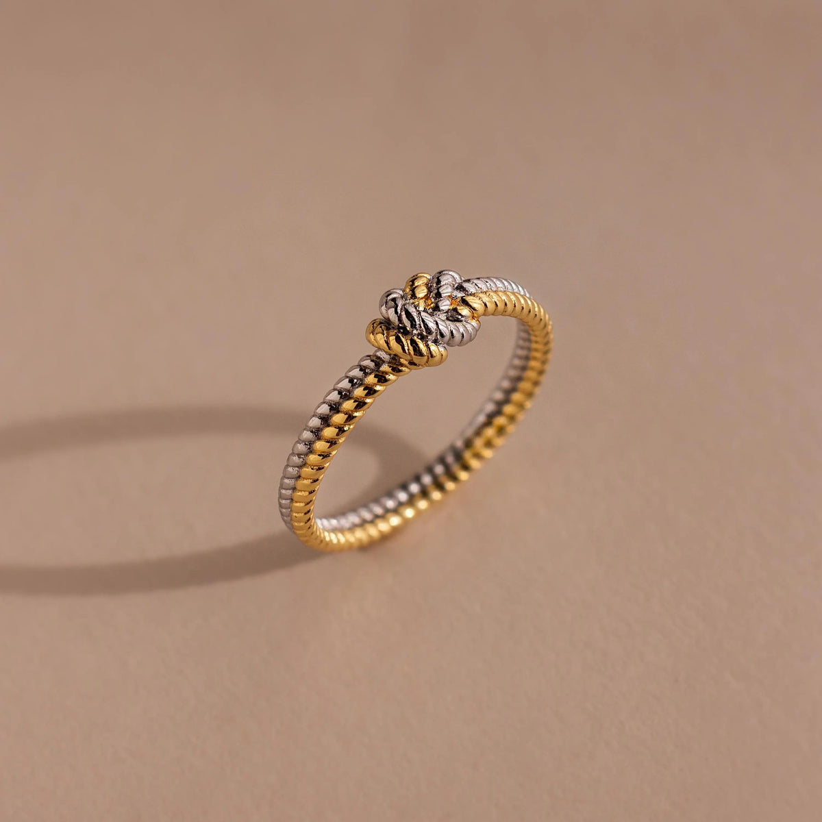 Mixed Metal Knot Ring