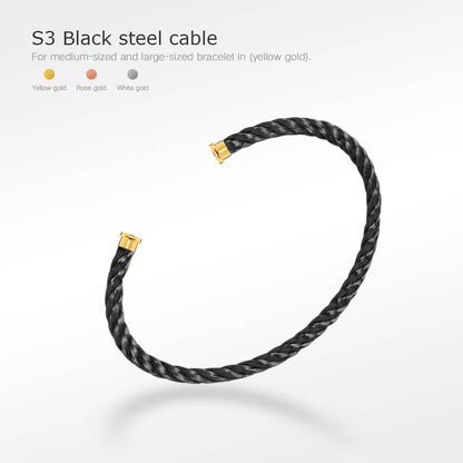 [OAKJURI Jewelry]FORCE SERIES BRACELET CABLES 50 CHOICES (DIY SELECTION)