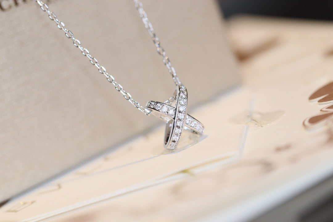 [OAKJURI Jewelry]JEUX DE DIAMOND NECKLACE