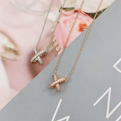 [OAKJURI Jewelry]JEUX DE DIAMOND NECKLACE