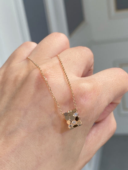 [OAKJURI Jewelry]BEE LOVE DIAMOND NECKLACE