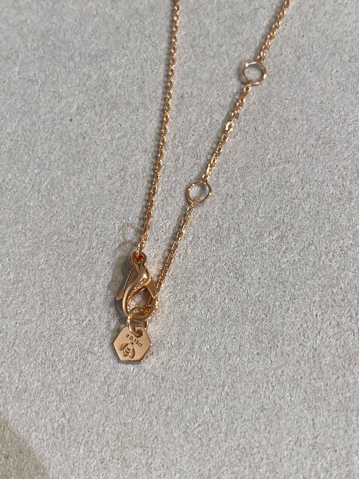 [OAKJURI Jewelry]BEE LOVE DIAMOND NECKLACE