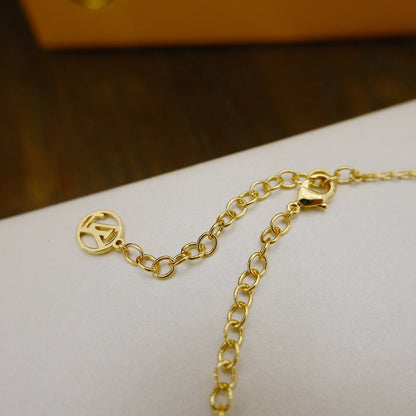 [OAKJURI Jewelry]BLOOMING SUPPLE NECKLACE BRASS