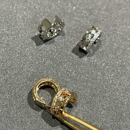 [OAKJURI Jewelry]MOVE ROMANE EARRINGS DIAMOND
