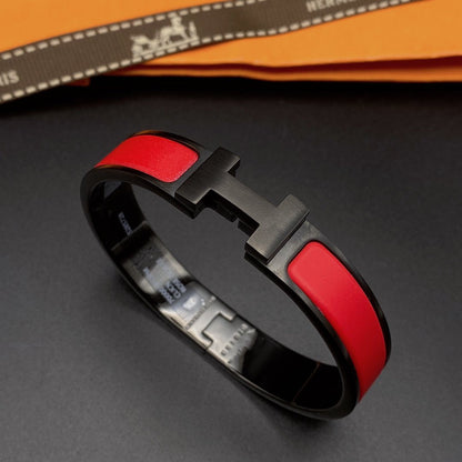 [OAKJURI Jewelry]CLIC HM SO BLACK RED BRACELET
