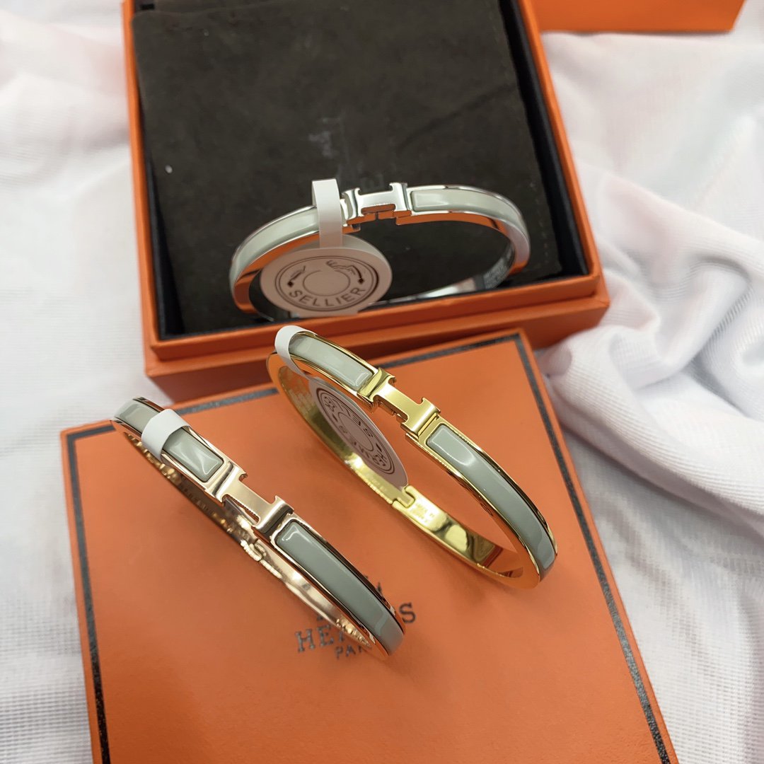 [OAKJURI Jewelry]CLASSIC HM CLIC GREEN 8MM ENAMEL BRACELET