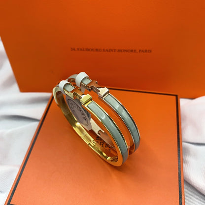 [OAKJURI Jewelry]CLASSIC HM CLIC GREEN 8MM ENAMEL BRACELET