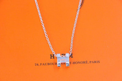 [OAKJURI Jewelry]HM NECKLACE H LETTER OVAL SERIES