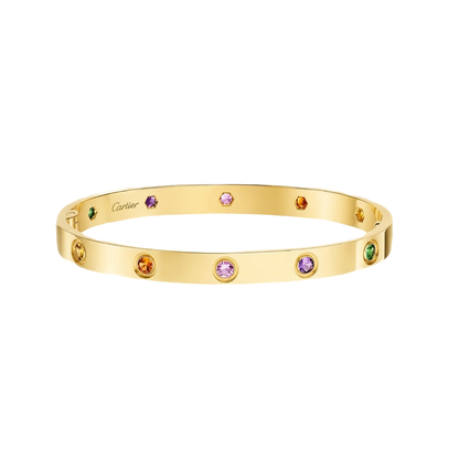 [OAKJURI Jewelry]2026 RAINBOW LOVE BRACELET 6.1MM  10 DIAMONDS
