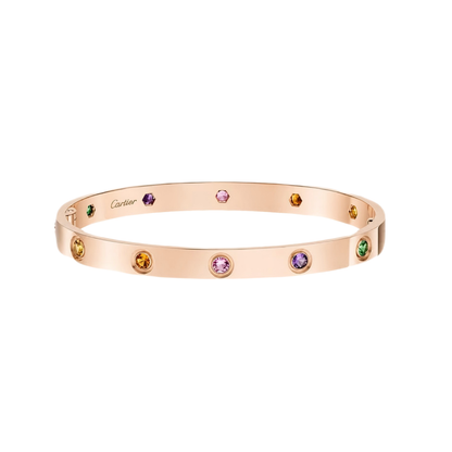 [OAKJURI Jewelry]2026 RAINBOW LOVE BRACELET 6.1MM  10 DIAMONDS