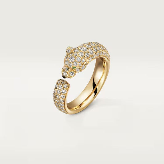 [OAKJURI Jewelry] PANTHERE FULL DIAMOND SMALL RING