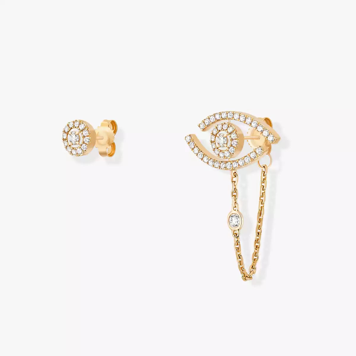 [OAKJURI Jewelry]Lucky Eye Diamond Earrings