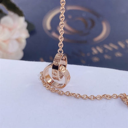 [OAKJURI Jewelry] LOVE BRACELET DOUBLE RING
