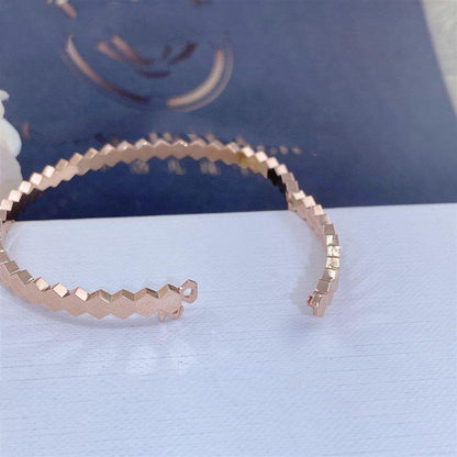 [OAKJURI Jewelry]BEE LOVE PINK GOLD BRACELET