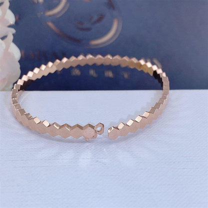 [OAKJURI Jewelry]BEE LOVE PINK GOLD BRACELET