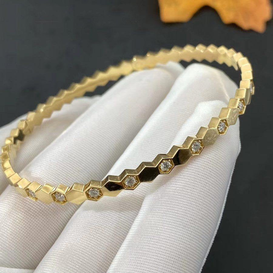 [OAKJURI Jewelry]BEE LOVE GOLD DIAMOND BRACELET