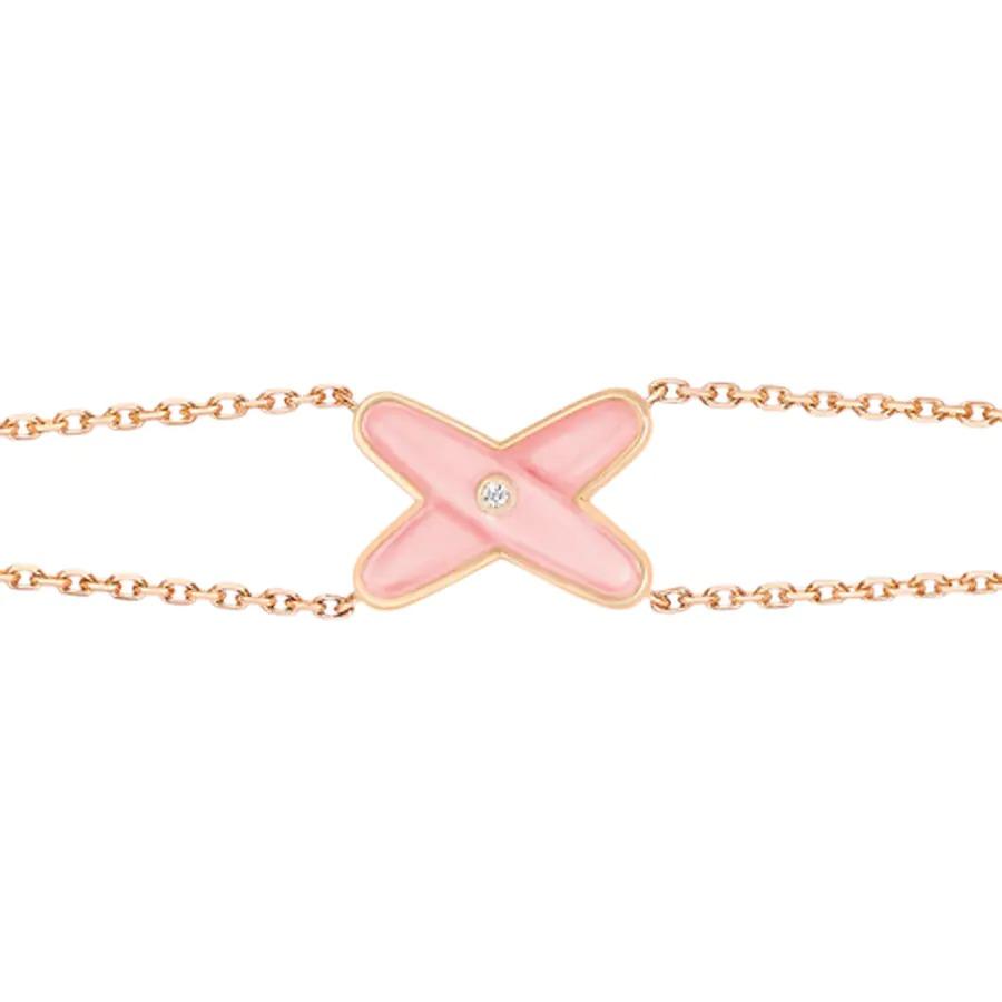 [OAKJURI Jewelry]JEUX BRACELET PINK MOP PINK GOLD 1 DIAMOND