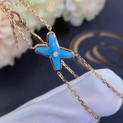 [OAKJURI Jewelry]JEUX BRACELET TURQUOISE PINK GOLD 1 DIAMOND