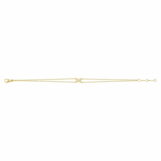 [OAKJURI Jewelry]JEUX BRACELET GOLD DIAMOND