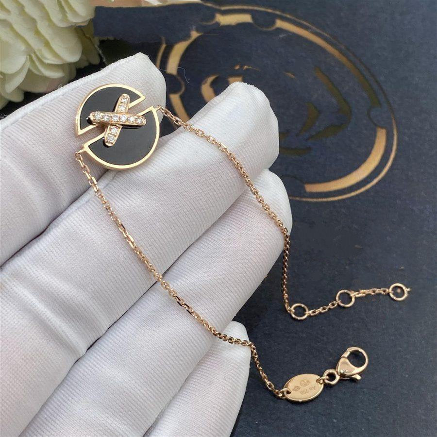 [OAKJURI Jewelry]JEUX DE BRACELET ONYX PINK GOLD DIAMOND