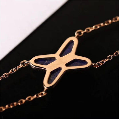 [OAKJURI Jewelry]Hollow Design Four-Leaf Clover Flower Shape Ring