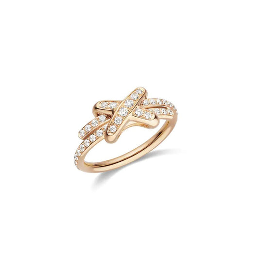 [OAKJURI Jewelry]JEUX DE RING PINK GOLD DIAMOND