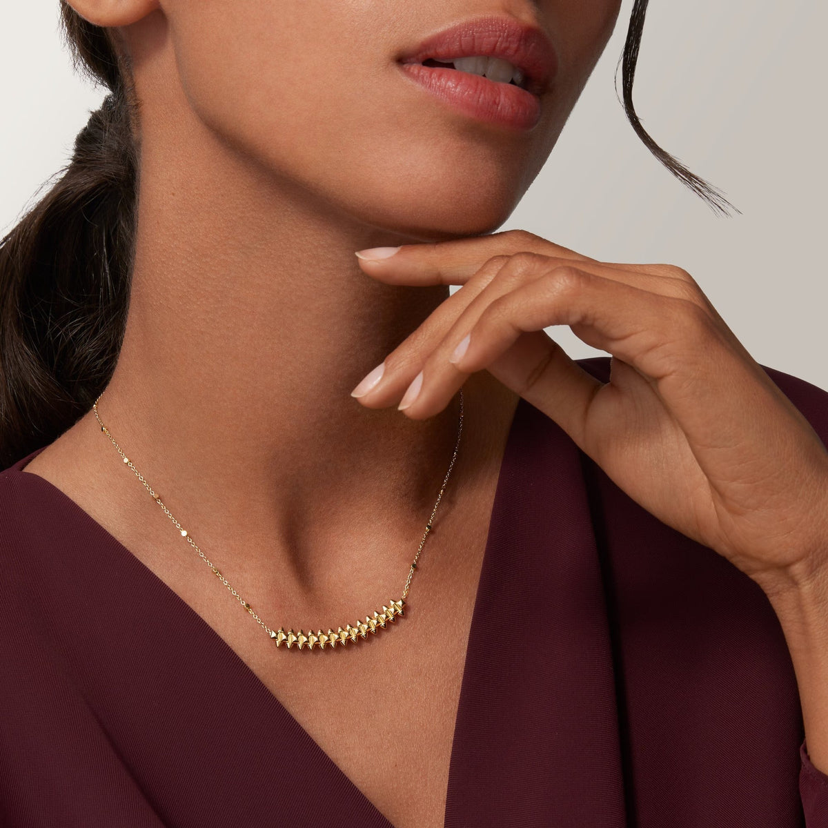 [OAKJURI Jewelry] CLASH  SMALL NECKLACE