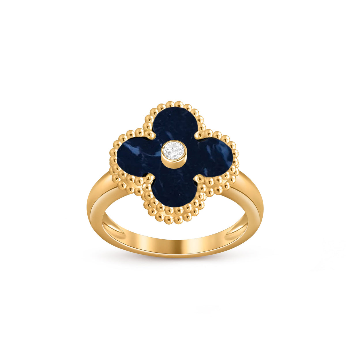 [OAKJURI Jewelry]CLOVER DIAMOND RING GOLD COLLECTION