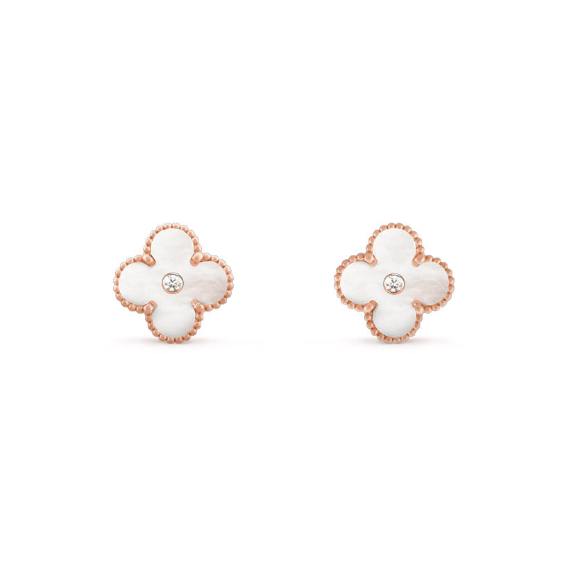 [OAKJURI Jewelry]CLOVER  15MM DIAMOND EARRINGS COLLECTION