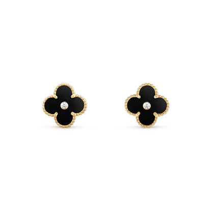 [OAKJURI Jewelry]CLOVER  15MM DIAMOND EARRINGS COLLECTION