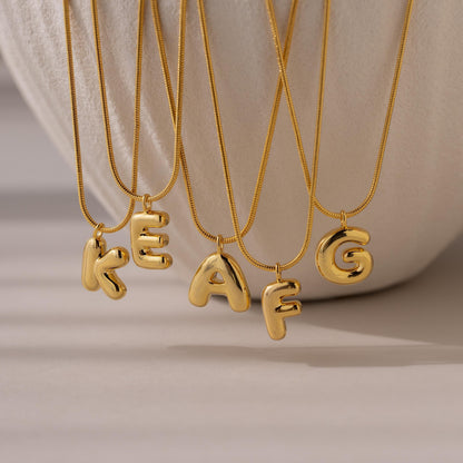 Bubble Letter Necklace
