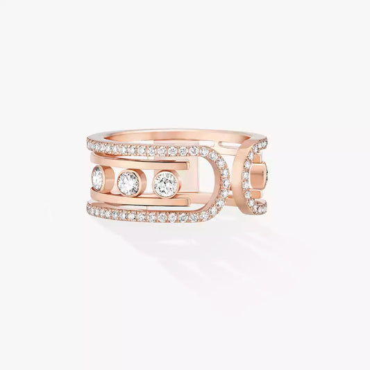 [OAKJURI Jewelry]Move 10th Diamond Ring in Gold