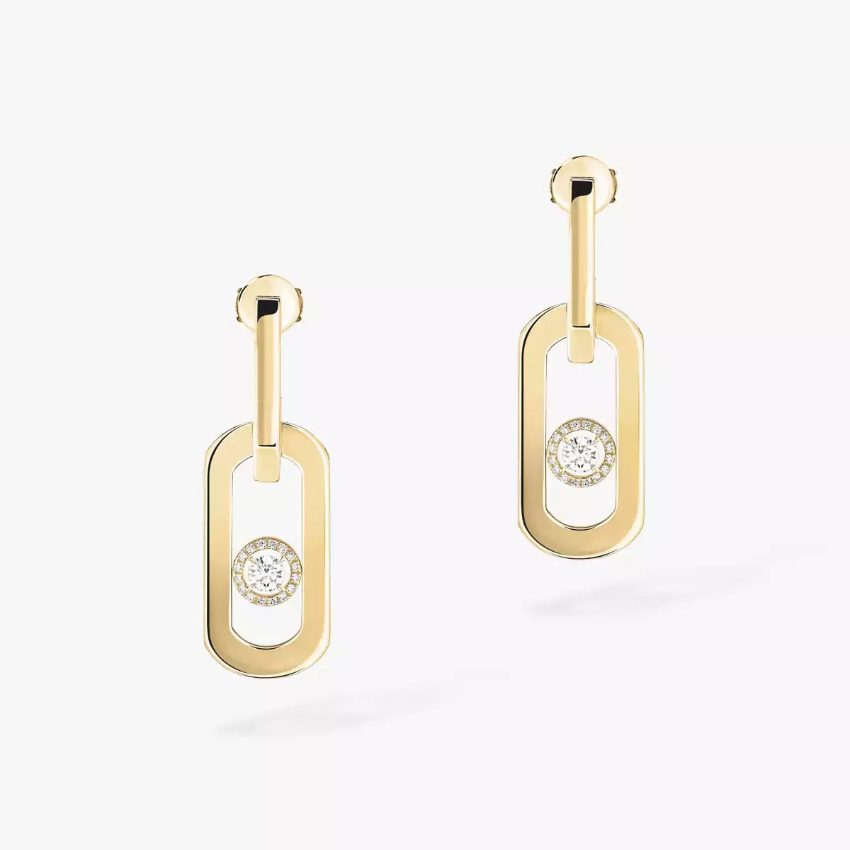 [OAKJURI Jewelry] So Move XL Diamond Hoop Earring