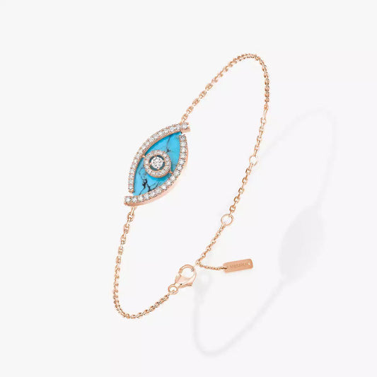 [OAKJURI Jewelry]Lucky Eye Diamond Bracelet
