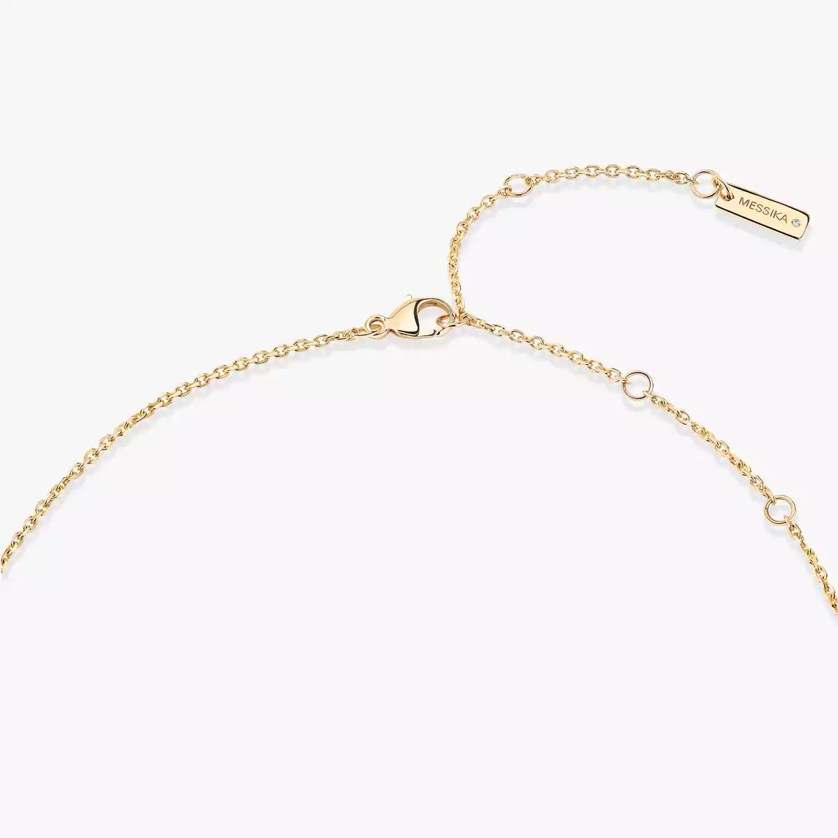 [OAKJURI Jewelry]Lucky Eye Diamond Necklace in Rose Gold and Turquoise