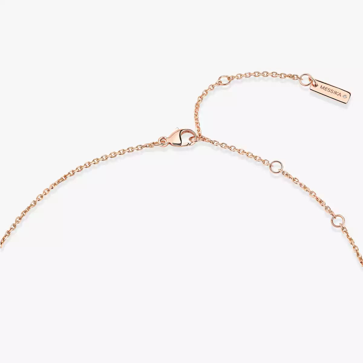 [OAKJURI Jewelry]Lucky Eye Diamond Necklace in Rose Gold and Turquoise