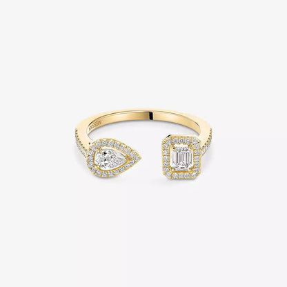 [OAKJURI Jewelry]My Twin Toi Gold Diamond Ring