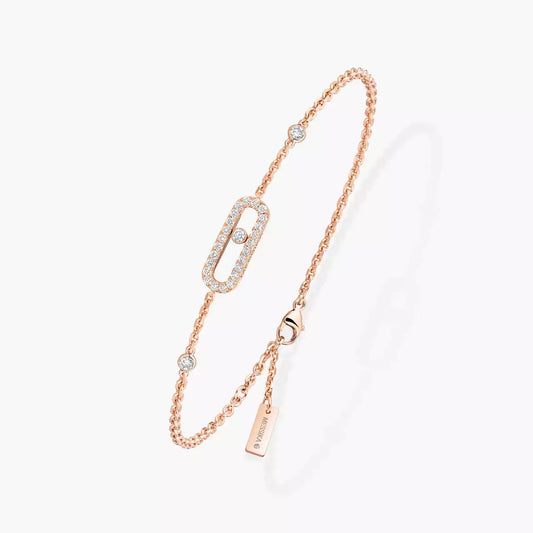[OAKJURI Jewelry]Move Uno Diamond Bracelet