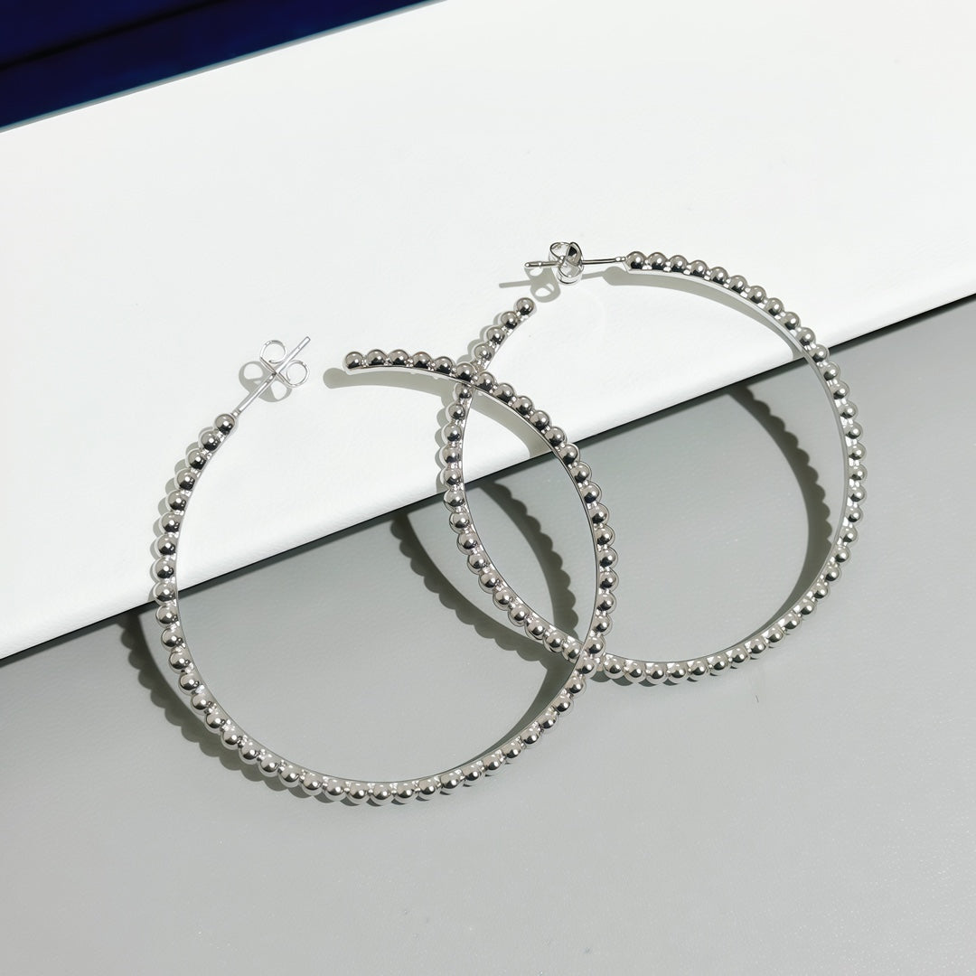 [OAKJURI Jewelry] SMOOTH BEAD STUD EARRINGS