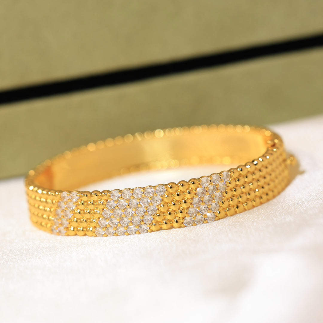 [OAKJURI Jewelry]  FIVE-ROW DIAMOND BRACELET