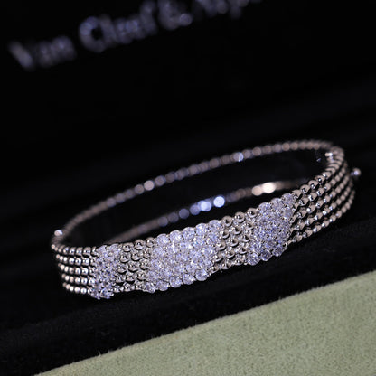 [OAKJURI Jewelry]  FIVE-ROW DIAMOND BRACELET