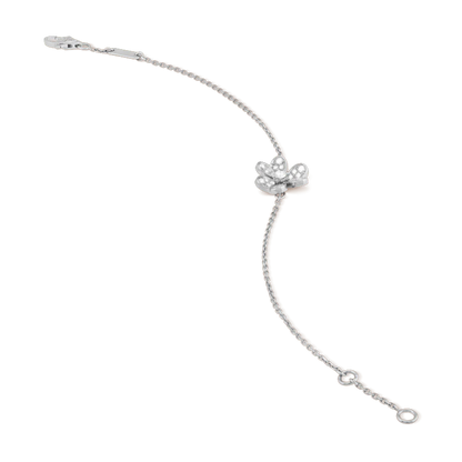 [OAKJURI Jewelry]FRIVOLE SILVER FLOWER DIAMOND BRACELET