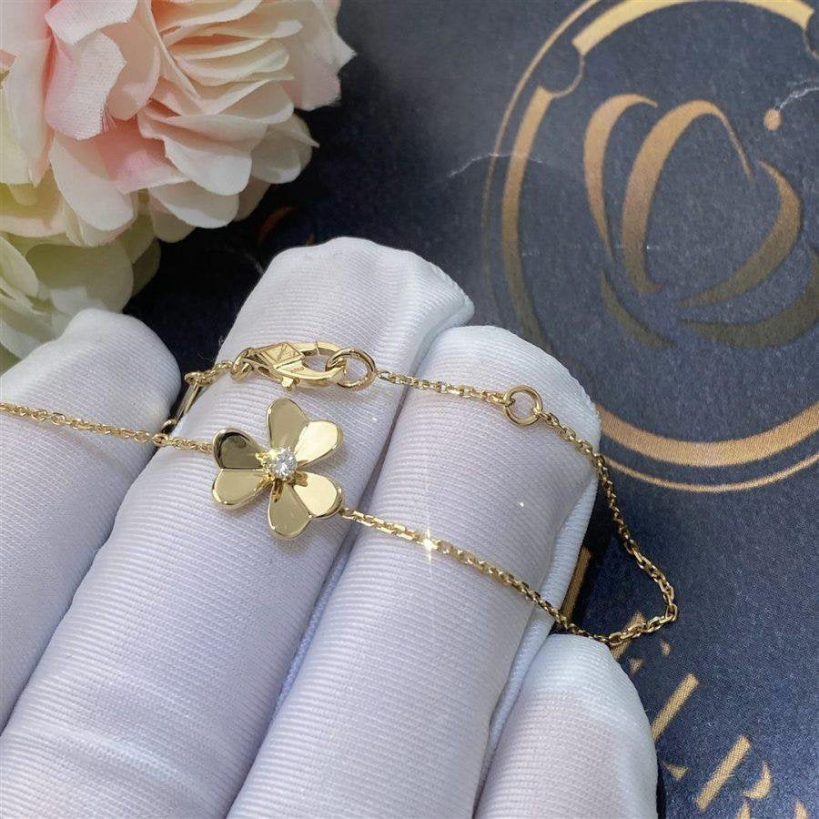 [OAKJURI Jewelry]FRIVOLE GOLD FLOWER BRACELET