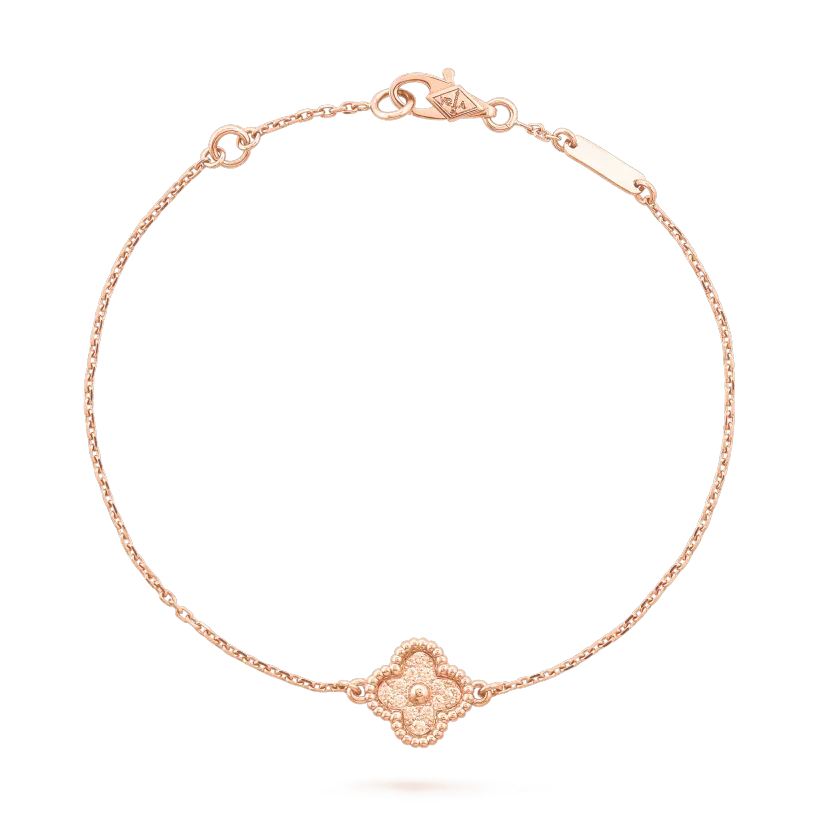 [OAKJURI Jewelry]CLOVER SINGLE FLOWER BRACELET