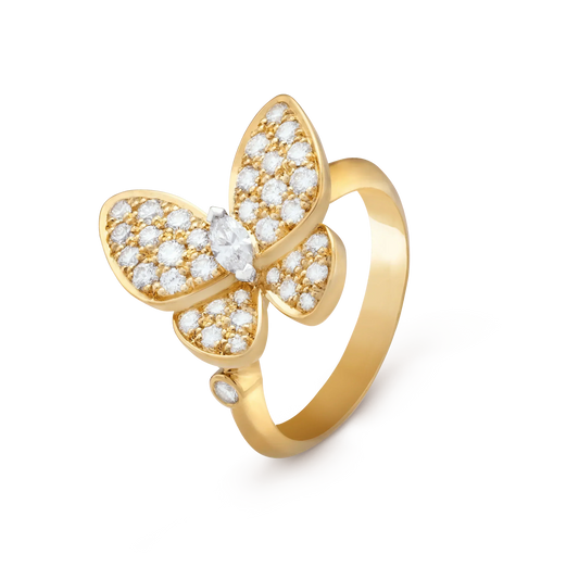 [OAKJURI Jewelry]BUTTERFLY DIAMOND RING