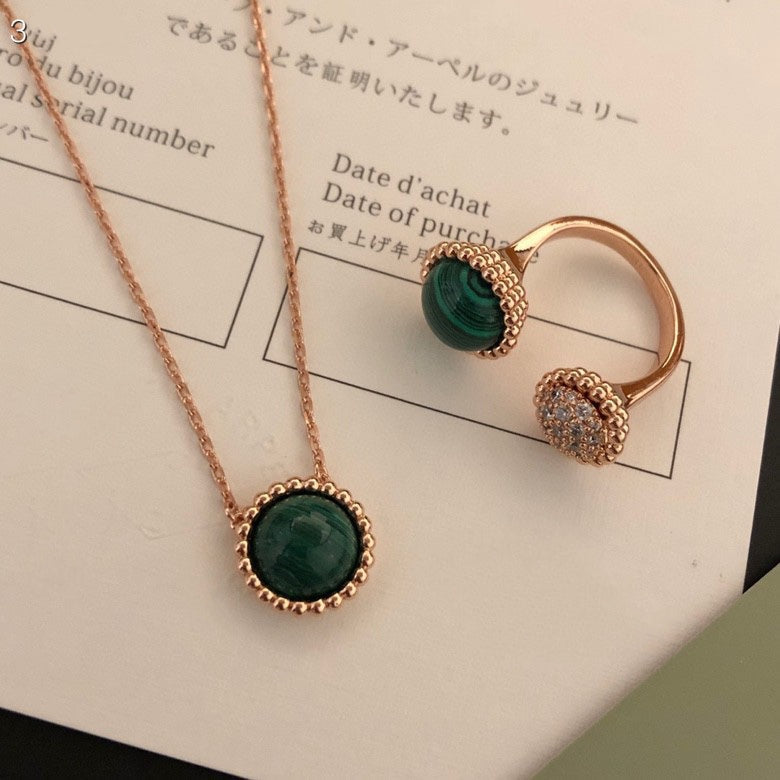 [OAKJURI Jewelry]PERLEE COULEURS DIAMOND ROSE GOLD BETWEEN THE FINGER RING