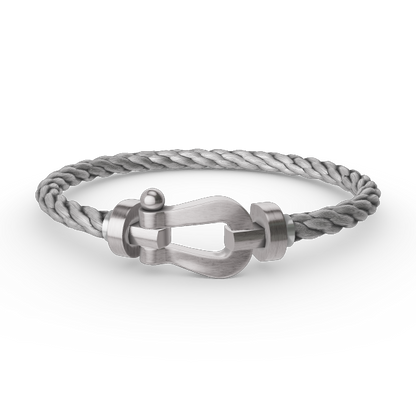 [OAKJURI Jewelry]FORCE LARGE HORSESHOE NO DIAMOND BRACELET SILVER
