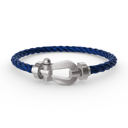[OAKJURI Jewelry]FORCE LARGE HORSESHOE NO DIAMOND BRACELET SILVER